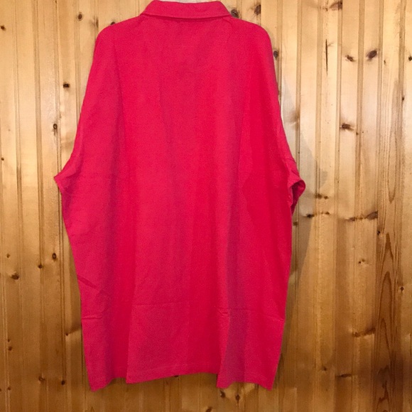 NWT Buffalo Jackson Red Fuchsia Cotton Polo Shirt - Picture 4 of 11